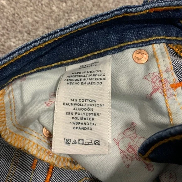 True Religion Cora Mid-Rise Straight Leg Jeans – Size 23 – NWOT - Picture 13 of 15